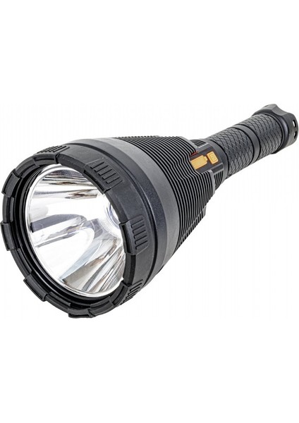 W5118 Süper Parlak - Pilli - Şarjlı - 4 Farklı Mod Seçenekli Battal Boy El Feneri Var LED Profesyonel El Fenerleri Beyaz