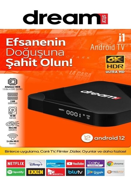 I1 6k Android Box (Android12)