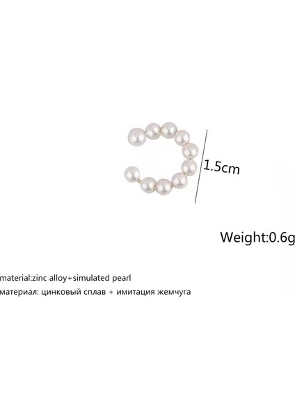 1 Adet ES3189 Yeni Inci Klip Küpe Piercing Olmadan Kore Moda Zarif Küçük Kulak Klipleri Serin Şeyler Orecchini Aretes De Mujer Modernos (Yurt Dışından) modelleri