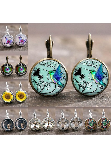 Stil 1 Islam Müslüman Logosu Kolye Küpe Cam Dışbükey Charm Kolye Alaşım Metal Arapça Dini Takı (Yurt Dışından) fiyatları