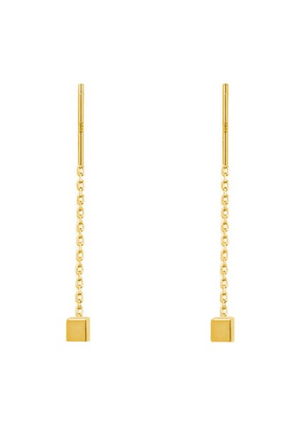 Stil 4 Kadın Tatlı Altın Rengi Uzun Püskül Damla Küpe Dangle Asılı Brincos Parti Piercing Günlük Moda Takı Hediye Bijoux (Yurt Dışından)
