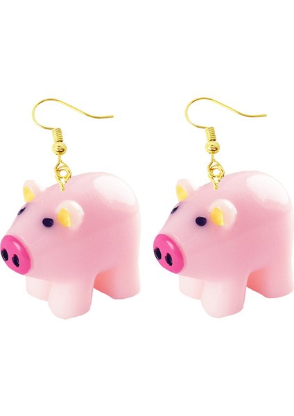 Stil 2 Kadın Küpe Reçine Damla Komik Özel Sevimli Kız Hediye Eardrop Çocuklar Hayvan Ördek Kurbağa Tavşan Baykuş Yavrusu Sakızlı Flamingo (Yurt Dışından)