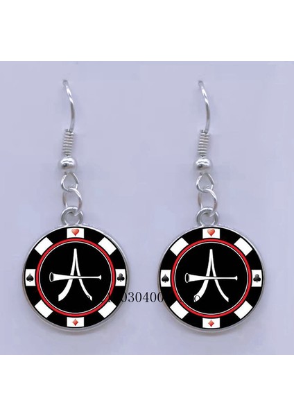 Silver3 Yaratıcı Poker Ace Saplama Küpe Kalp Maça Kartı Cam Resim Küpe Kadın Hediyeler Genç Kız Takısı Benzersiz Tasarımlar (Yurt Dışından) modelleri