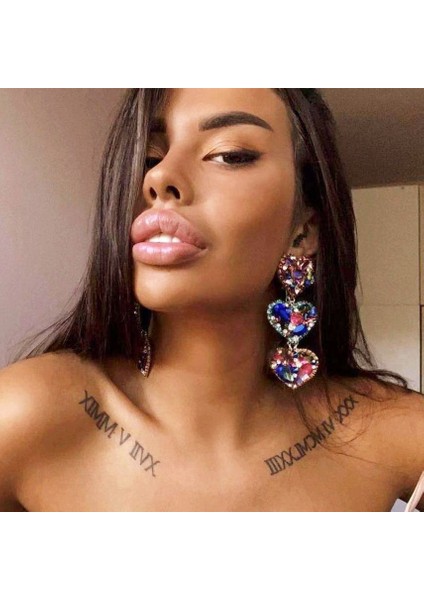 EH14761CS Jıjıawenhua Yeni Trend Bayanlar Köpüklü Taklidi Kalp Kolye Küpe Moda Takı Bildirimi Aksesuarları (Yurt Dışından) fiyatları