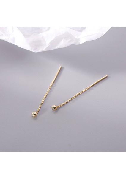 Stil 8 Kadın Tatlı Altın Rengi Uzun Püskül Damla Küpe Dangle Asılı Brincos Parti Piercing Günlük Moda Takı Hediye Bijoux (Yurt Dışından) fırsatları