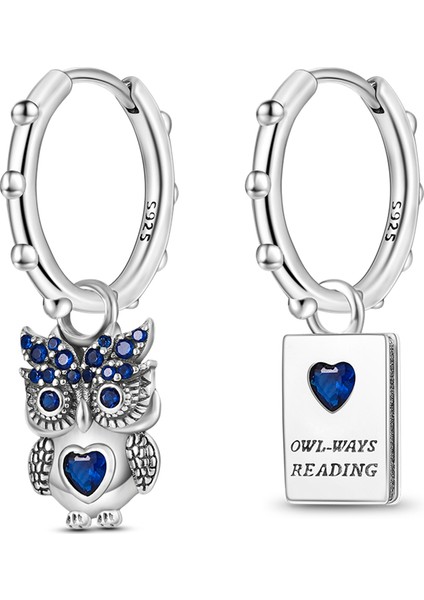 YFE001 Gümüş 925 Unicorn Gökkuşağı Asimetrik Damla Küpe Kadınlar Için Orijinal Tasarım Takı Dangle Küpe Pendientes Mujer (Yurt Dışından)