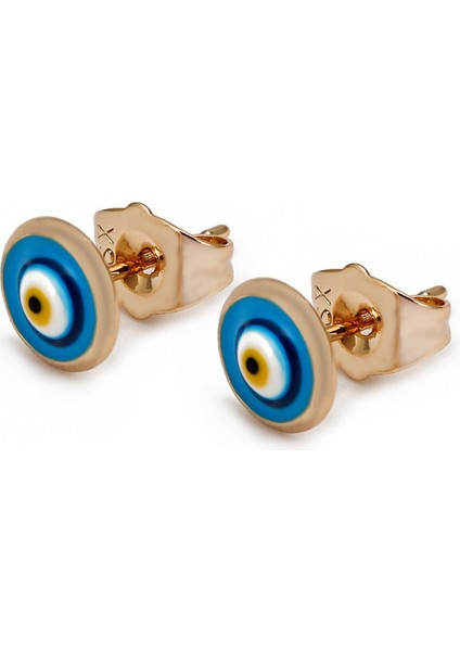 Stil 6 Şanslı Göz Mavi Zirkon Nazar Fatima El Saplama Küpe Altın Gümüş Renk Küçük Küpe Kadın Kızlar Için Moda Takı BD423 (Yurt Dışından)