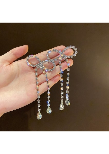 Yay Saçaklı Küpe Inci Ilmek Dangle Küpe Kadınlar Için Fransız Vintage Kırmızı Gül Çiçek Ilmek Inci Sonbahar Kış Festivali Takı Aksesuarları (Yurt Dışından)