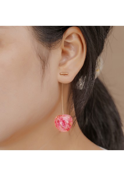 Kırmızı Bir Tatlı Kiraz Meyve Dangle Küpe Reçine Kore Kadınlar Uzun Kulak Damlası Takı Hediye (Yurt Dışından) indirimleri