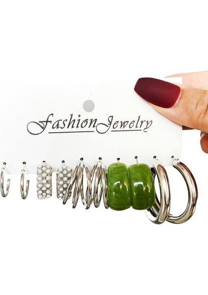 51264 Lats Vintage Inci Küpeler Set Metal Altın Renk Dangle Küpe Trendy Kalp Kelebek Halka Küpe Geometrik Moda Takı (Yurt Dışından)