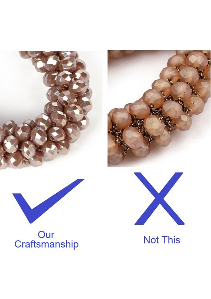 Bronz ve Mor Inkdew Renkli El Yapımı Boncuklu Su Damlası Küpe Kadınlar Için Kristal Boncuklar Küpe Büyük Uzun Küpe Boho Vintage Bildirimi (Yurt Dışından) modelleri