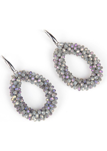 Bronz ve Mor Inkdew Renkli El Yapımı Boncuklu Su Damlası Küpe Kadınlar Için Kristal Boncuklar Küpe Büyük Uzun Küpe Boho Vintage Bildirimi (Yurt Dışından) indirimleri