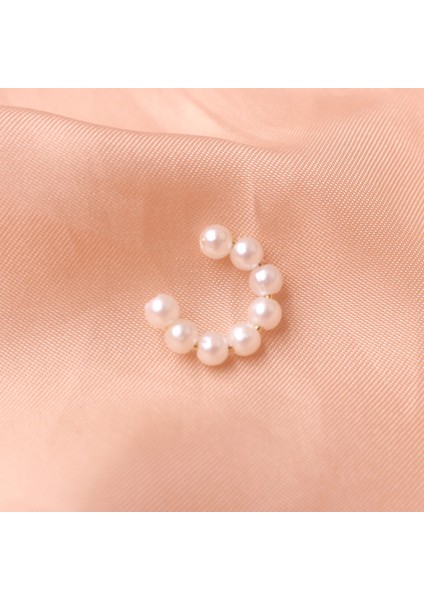 1 Adet ES3099 Yeni Inci Klip Küpeler Piercing Olmadan Kore Moda Zarif Küçük Kulak Klipleri Serin Şeyler Orecchini Aretes De Mujer Modernos (Yurt Dışından)