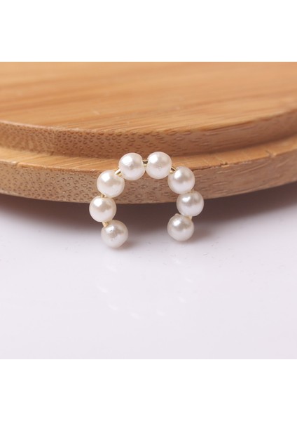 1 Adet ES3099 Yeni Inci Klip Küpeler Piercing Olmadan Kore Moda Zarif Küçük Kulak Klipleri Serin Şeyler Orecchini Aretes De Mujer Modernos (Yurt Dışından)