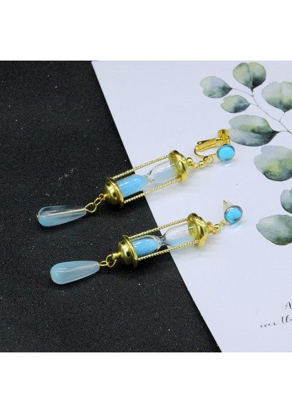 Altın Küpe Sıcak Satış Anime Vanitas Küpe Vanitas Vaka Çalışması Hiçbir Carte Mavi Kum Saati Kulak Klipleri Takı Hayranları Cosplay Hediye (Yurt Dışından) modelleri