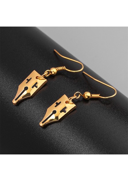 ES234 Jojos Tuhaf Macera Anime Jean Pierre Polnareff Kırık Kalp Damla Küpeler Cosplay Takı Kadınlar Için Hediye (Yurt Dışından) indirimleri