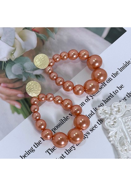 Glitter-Sarı Boho Renkli Inci Mat Boncuk Küpe Kadınlar Için 2021 Trend Kademeli Vintage C Dangle Küpe Moda Takı Buklet Oreille Femme (Yurt Dışından)