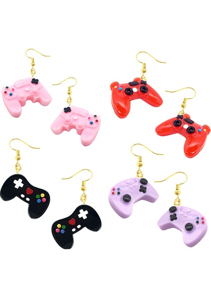 Stil 2 Küpe Kadınlar Için Reçine Damla Custom Made El Yapımı Sevimli Kız Hediye Eardrop Eğlence Makineleri Oyun Fandle Hediye Takı Parti (Yurt Dışından)