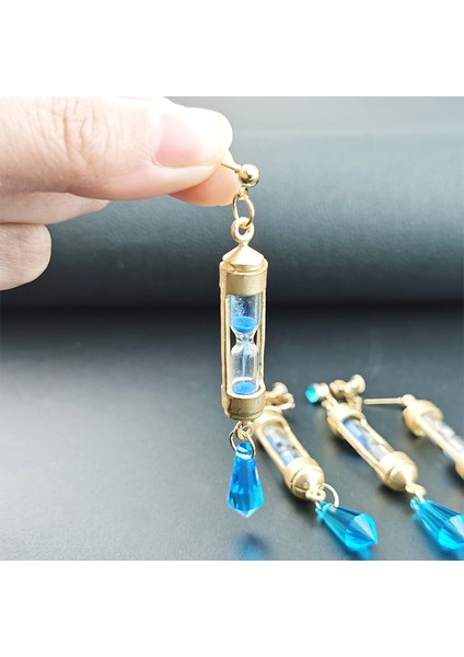 Pic Gösterisi Olarak Vanitas Küpe Vanitas No Karte Sahne Örnek Olay Incelemesi Kum Saati Küpe Kulak Klipsi Takı Hediyeler Cosplay Kulak Manşet (Yurt Dışından) fırsatları