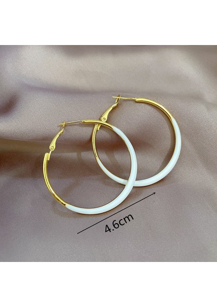 EK3290 Saf Beyaz Renk Papatya Kelebek Çiçek Dangle Küpe Kadınlar Için Yeni Yaz Kore Orecchino Yaratıcı Romantik Düğün Takı (Yurt Dışından)