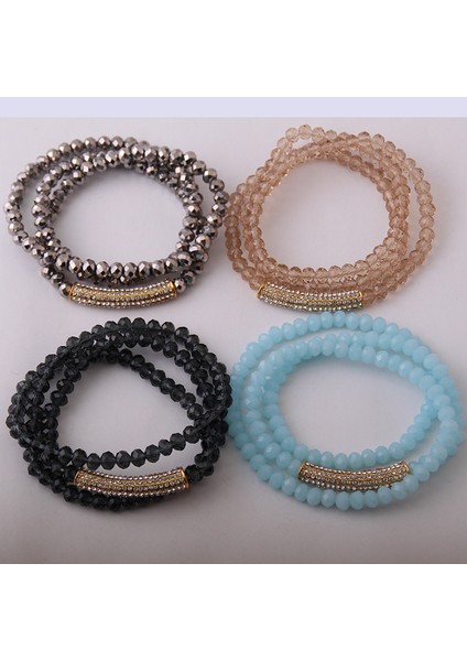 Donanma 52 cm Yeni Tasarım Moda Kristal Kol Bandı Kristal Bileklik Bileklik Tarafından Yapılan (Yurt Dışından)