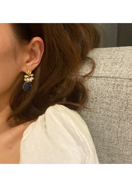 Stil 8 Glseevo Doğal Tatlı Su Büyük Barok Inci Küpeler Kadın Bitki Yaprakları Dangle Küpe Lüks El Yapımı Güzel Takı GE0308 (Yurt Dışından) indirimleri