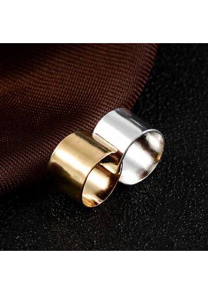 1 Adet Altın Rengi Basit Yaratıcı Deldi Kulak Manşetleri Punk Paslanmaz Çelik Altın Gümüş Renk Klip Küpe Kadın Erkek Hip Hop Küpe Brincos (Yurt Dışından) indirimleri