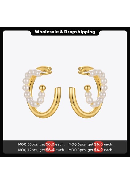 Gümüş Renk Enfashıon Sevimli Inci Kulak Manşet Klip Doğum Günü Hediyesi 2021 Küpe Moda Takı Buklet Oreille Femme Küpe Kadınlar Için E211276 (Yurt Dışından) modelleri