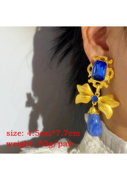 N Kulak Klipsi Altın Rengi Metal Geometrik Çiçek Aşk Büyük Damla Küpeler Reçine Inci Dangle Küpe Vintage Kadınlar Takı Için 2022 Yeni (Yurt Dışından) indirimleri