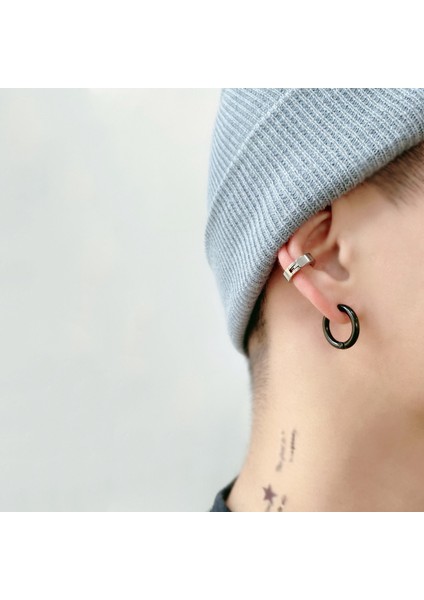 Stil 22 1 Parça Paslanmaz Çelik Kulak Klipsi Küpe Kadınlar/erkekler Için Moda Hiçbir Kulak Deliği Küpe Trendy Basit Stil Erkek Kız En Iyi Hediyeler (Yurt Dışından)