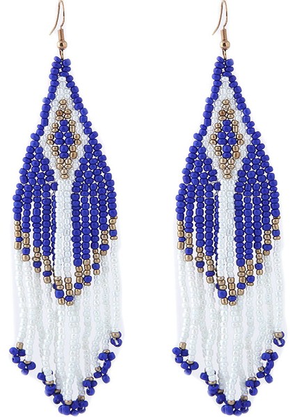 Renk 16 Kymyad Bohem Küpe 2023 Boncuk Uzun Küpe Etnik Stil Damla Küpe Moda Takı Bijoux Femme Bildirimi Küpe (Yurt Dışından) modelleri