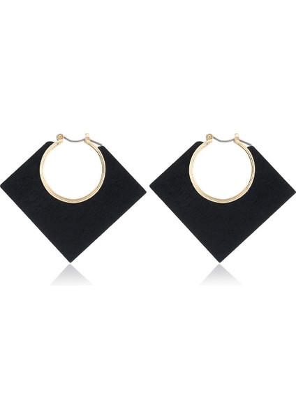 ES4024 Kaya Siyah Renk Metal Çiçek Damla Küpe Kadınlar Için Geometri Yuvarlak Kalp Yaprak Kelebek Kristal Brincos Parti Takı Hediye (Yurt Dışından) indirimleri