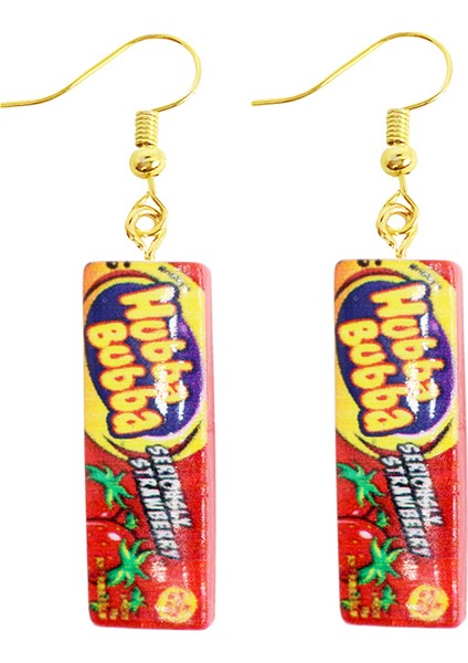 23 Kadın Küpe Reçine Damla Komik Özel Sevimli Kız Hediye Eardrop Çocuklar Gıda Kurabiye Dondurma Ekmek Avokado Patlamış Mısır Çikolata (Yurt Dışından)