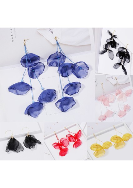 15 2022 Yeni El Yapımı Çiçek Küpe Bohemian Kumaş Şifon Çiçek Omuz Damla Küpe Kadınlar Için Parti Sonbahar Takı Brincos (Yurt Dışından) fiyatları