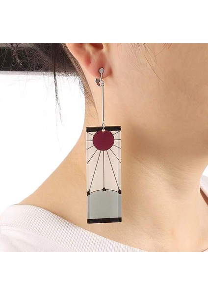 R-3 Çift Yeni Anime Demon Slayer Akrilik Charm Küpe Tanjiro Kamado Nezuko Set Damla Klip Metal Reçine Vintage Kadın Erkek Küpe Için (Yurt Dışından) fırsatları