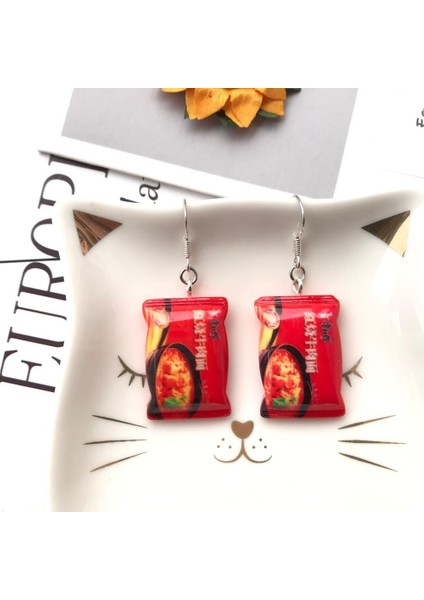 Kahverengi Güzel Favor Küçük Biber Gıda Oyun Damla Küpe Basit Moda Kişilik Diy Yaratıcı Anında Şehriye Küpe Takı Hediye (Yurt Dışından) modelleri