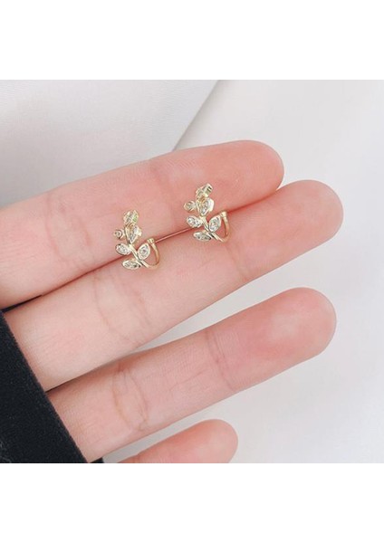 E875AYIN Moda Küçük Kulak Manşet Küpe Kadınlar Için Kulak Klipsi Altın Renk Hiçbir Piercing Sahte Kıkırdak Küpe (Yurt Dışından) modelleri