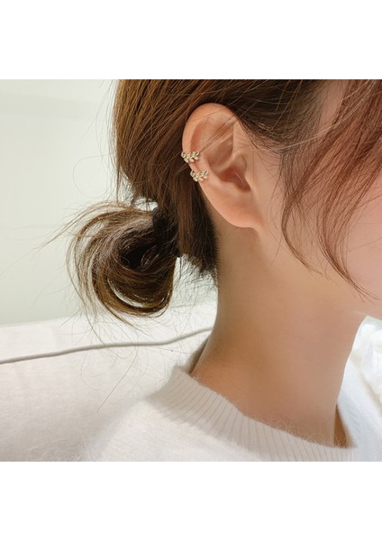 E875AYIN Moda Küçük Kulak Manşet Küpe Kadınlar Için Kulak Klipsi Altın Renk Hiçbir Piercing Sahte Kıkırdak Küpe (Yurt Dışından) fırsatları
