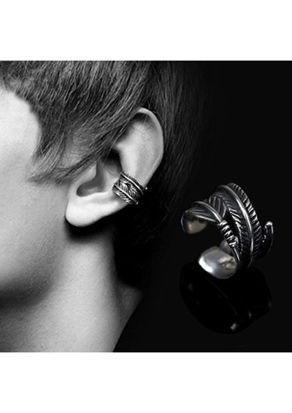 18 Zs 2 Adet Paslanmaz Çelik Küpe Piercing Olmadan Punk Olmayan Deldi Klip Küpe Kulak Manşetleri Kadın Erkek Sahte Piercing Takı (Yurt Dışından) modelleri