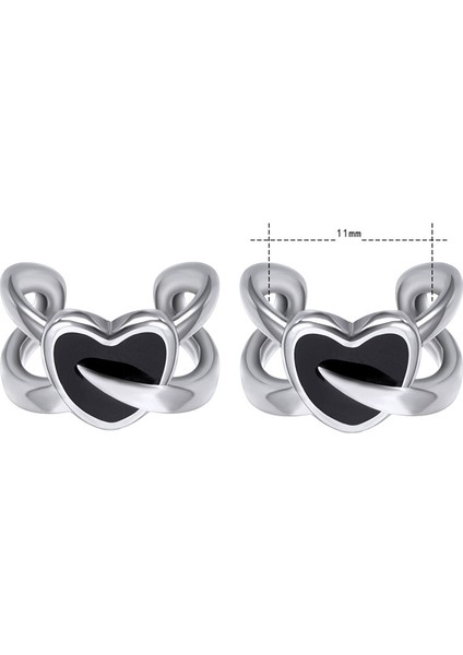Stil 10 Zs 2 Adet Paslanmaz Çelik Küpe Piercing Olmadan Punk Olmayan Deldi Klip Küpe Kulak Manşetleri Kadın Erkek Sahte Piercing Takı (Yurt Dışından)