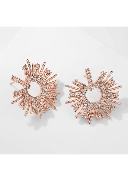 Altın Rakol Yeni Moda Lüks Bakır Kakma Kübik Zirkonya Saplama Küpe Kadınlar Için Ins Trendy Jewerly Parti Hediyeler Aksesuarları (Yurt Dışından) indirimleri