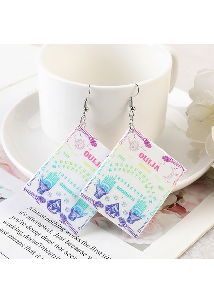 Resim Olarak 1 Çift Ouija Kurulu Dangle Küpe Akrilik Kafatası Ölüm Güve Kelebek Kadınlar Için Doğum Günü Hediyesi (Yurt Dışından) indirimleri