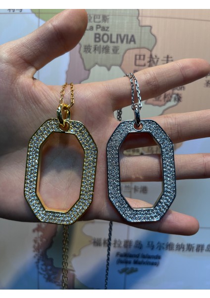 Küpe Swa 2023 Yeni Moda Güzel Takı Zirkon Geometri Küpe Dextera Hoop Küpe Kadınlar Için Yüksek Kalite Takılar Noel Hediyesi (Yurt Dışından)