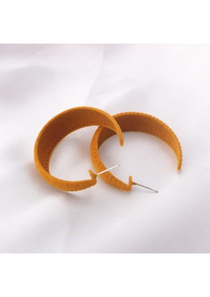 EK996 Sarı Renk Damla Küpe Kadınlar Için Trend Yaz Kore Tasarım Geometrik Çiçek Kalp Küpe Yaratıcı Tatlı Düğün Takı (Yurt Dışından)