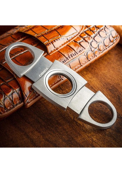 Cohiba Deri Croco 3'lü Puro Kılıfı Kesicili Kahve(56 Ring) fırsatları