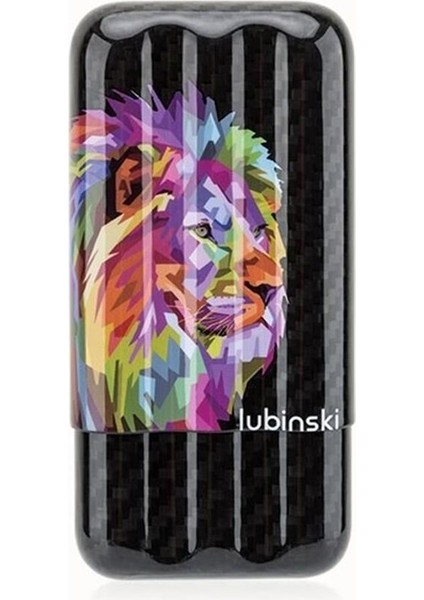 Dijital Lion Carbonfiber Puro Kılıfı Siyah 3lü (60RING)