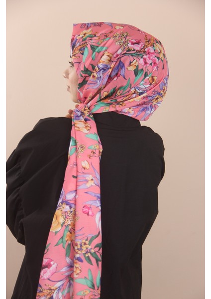 ŞEKER PEMBE Loryan Scarf Linen Summer Gül Şal indirimleri
