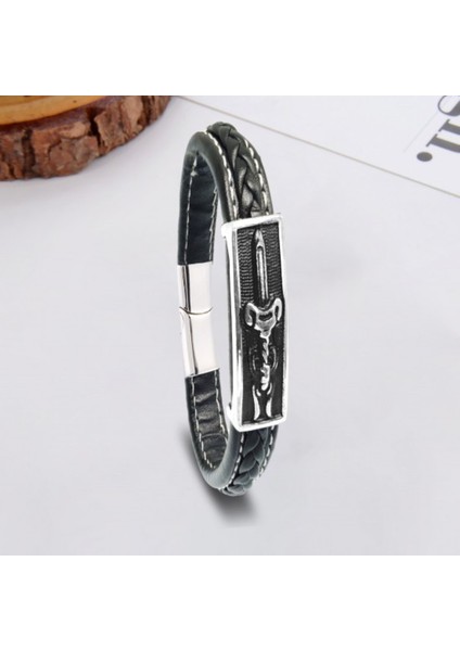 316L Ayar Çelik ve Deri Bileklik fiyatları