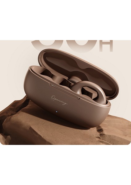 Kemik Iletimli Bluetooth Kulaklık, Gerçek Kablosuz Spor, Uzun Pil Ömrü, Erkekler ve Kızlar Için Kulak Içi Olmayan Klipsli, Kulağa Asılan Koşu Modeli (Yurt Dışından)