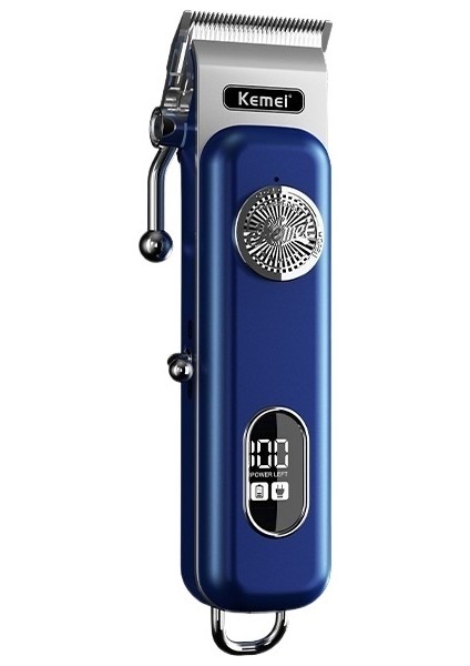 Kemei Elektrikli Kesme Makinesi KM-189 Elektrikli Kesme Makinesi LED LCD Dijital Ekran USB Kuaför Ev Saç Kesme Makinesi (Yurt Dışından)